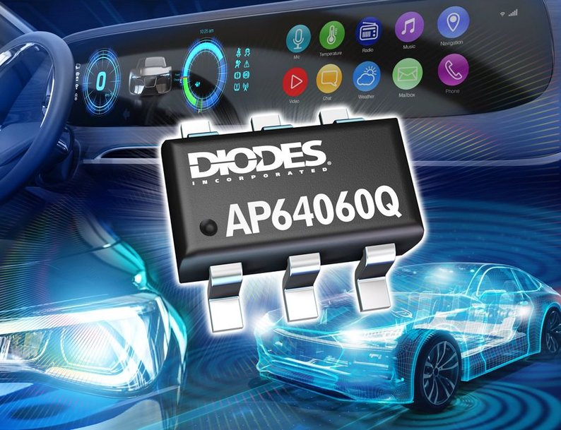 40V-Rated Automotive-Compliant Synchronous Buck Converter from Diodes Incorporated Supports High Efficiency Operation and Reduces EMI